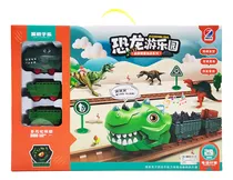 Comprar Tren Dinosaurios Con Vagones Vias Juguete Niños 15 Piezas