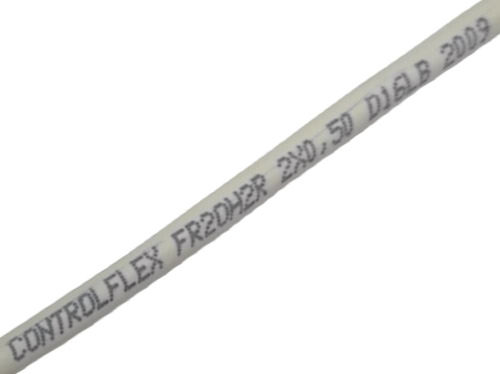 Cable De Control Flexible Blindado 2x20awg  (2x0,5mm) 