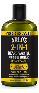 Arlo's Pro-growth 2 En 1 Lavado Y Acondicionador Para Barba,