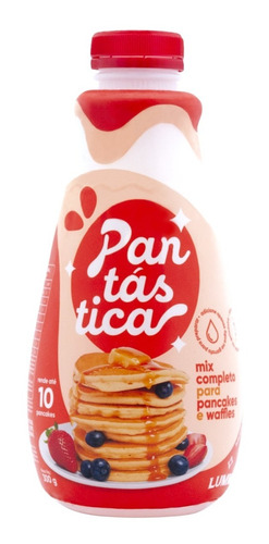 Pantástica Original 300g Massa Pronta De Panquecas E Waffles