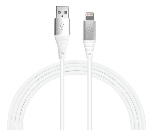 Cabo Lightning Para Usb Com Chip Para iPhone Iwill Branco