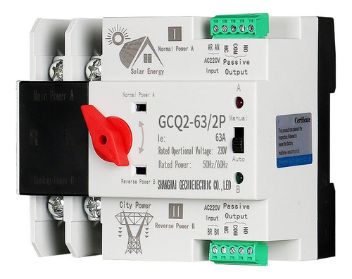 Interruptor De Transferencia Automática Ats De Energía Solar