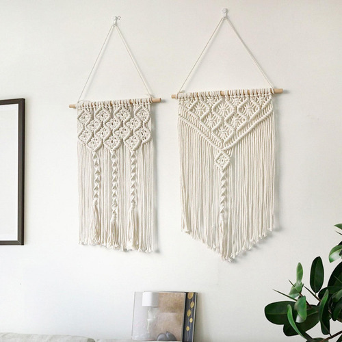 Tapiz De Macramé Para Colgar En La Pared, Estilo B
