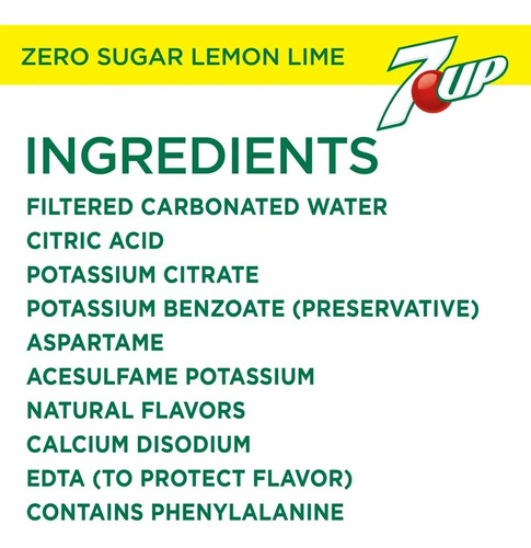 7up Zero Sugar 12 Pack 12 Oz Americano