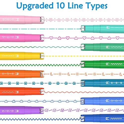 Aechy 12 Bolígrafos Curvos De Colores Para Tomar Notas, Bol