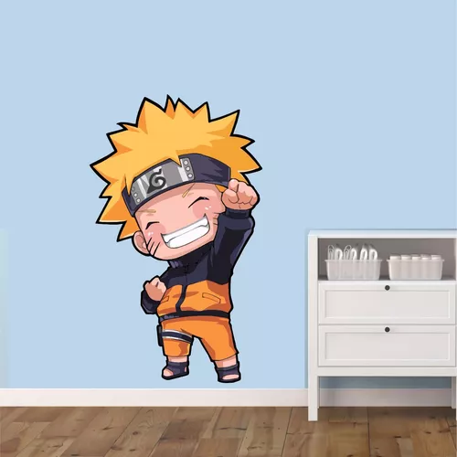 Adesivo Parede Desenho Mangá Naruto Luta Jogo Game Quadrinho