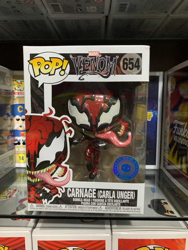 Funko Pop 654 Marvel Venom Carnage Carla Unger Pop In A Box