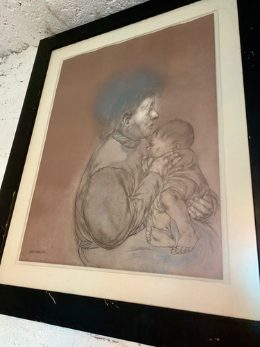 Cuadro Litografía Maternidad Rafael Coronel (Usado)