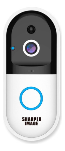 Video Portero Wi-fi Con Bateria Recargable Y Monitoreo App Color Blanco