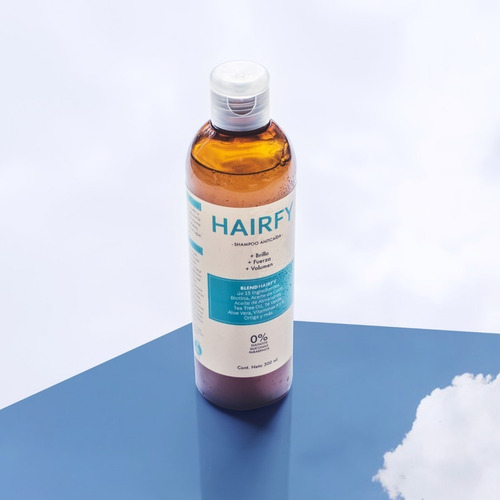 Imagen 6 de 10 de Hairfy - Shampoo Anticaída - Biotina + 14 Activos - 300ml