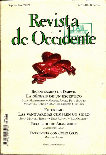 Revista De Occidente No. 340 2009 / Darwin, Aranguren, Gray