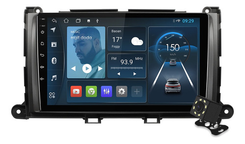Estéreo Android For Toyota Sienna 2011-2014 Cámara Gps Fm