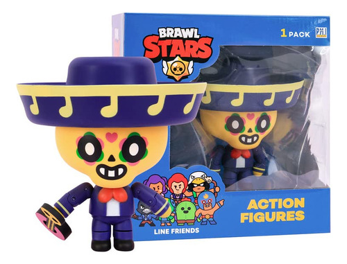 P.m.i. Brawl Stars - Figura De Guitarra Poco - Articulada