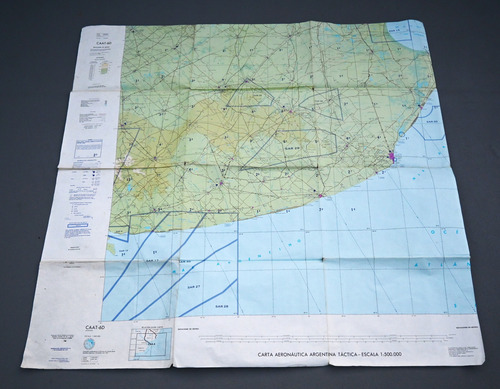 Carta Aeronáutica Argentina Caat-6d. (Usado)