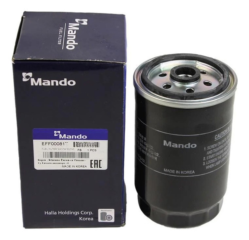 Filtro De Combustível Mando Korea Sorento 2.5 Diesel 170cv