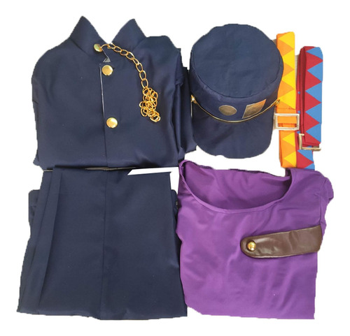 Trajes De Chaqueta De Halloween Kujo Jotaro Hechos Por Disfr
