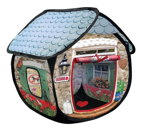 Imagem 1 de 3 de Tenda Interativa P/ Gatos Kong Cat Playspaces Bungalow