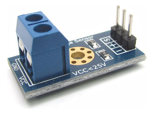 Sensor De Tensão 25v Para Microcontroladores De 5v Arduino
