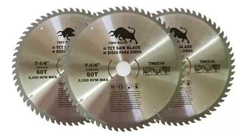 comprar 3 Uds Disco De Corte Sierra Circular Para Madera 60 Dientes