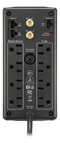 No Break Apc Bx1000m-lm60 Line Interactive 600w, 1000va