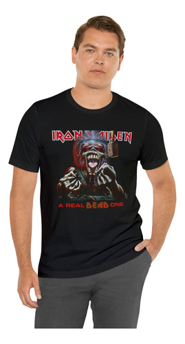 Rnm-0460 Polera Iron Maiden A Real Dead One