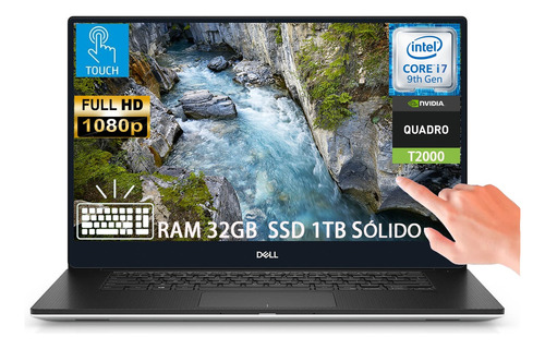 Laptop Dell Precison 5540 Core I7 9850 32gb, 1tb Ssd 15.6 (Reacondicionado)