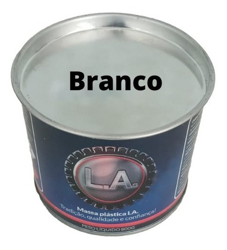 Imagem 3 de 3 de Massa Plástica Granito Mármore Porcelanato 800g- Branco