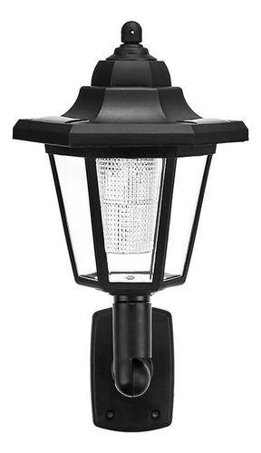 . Luces De Pared Hexagonales Solares Retro, Sensor De Luz,