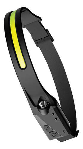 Linterna Frontal Led Recargable Por Usb Con Sensor De Movimi