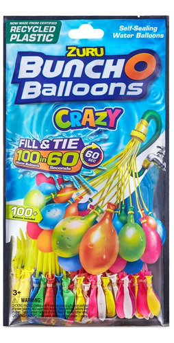 Juego Globos De Agua Autosellantes Tropical Party Zuru