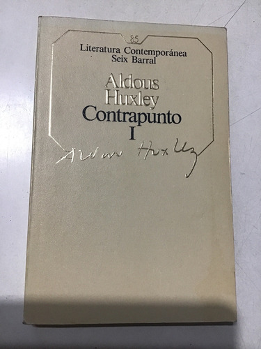 Aldous Huxley Contrapunto 2 Tomos Libros Fisicos