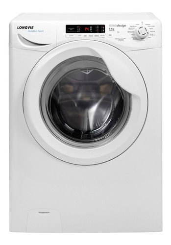 Lavarropas Automático Longvie L18010 Blanco 8kg 1000rpm 220v