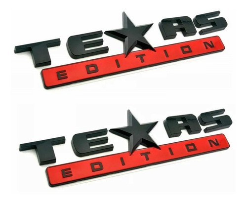 Emblema Texas Edition Black-red Universal