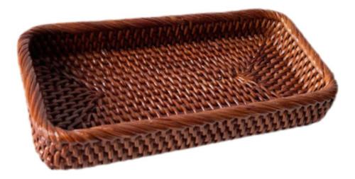 Cesta De Ratán Tejida Cesta Tejida Bandeja Cesta Pequeña