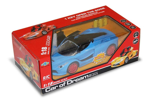 Carro Lotus A Control Remoto 1:18 Escala Abre Puerta Luces