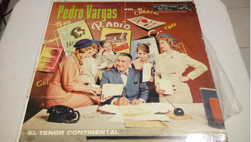 Pedro Vargas Lp De 33 Rpm El Tenor Continental  331