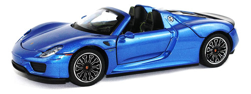 Optimum Diecast 724243 - Porsche 918 Spyder Convertible Azul