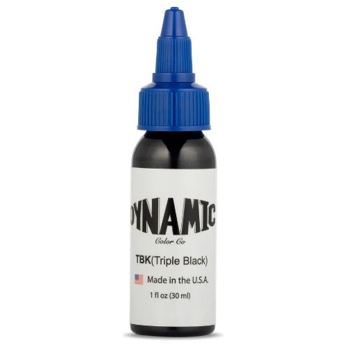 Tinta Para Tatuar Dynamic Triple Black 1oz Original Sellada