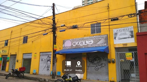 Imagem 1 de 6 de Lj1640 -aluga Loja No Bairro De Fátima Próximo Ao Colégio Farias Brito 22m² - Lo0005