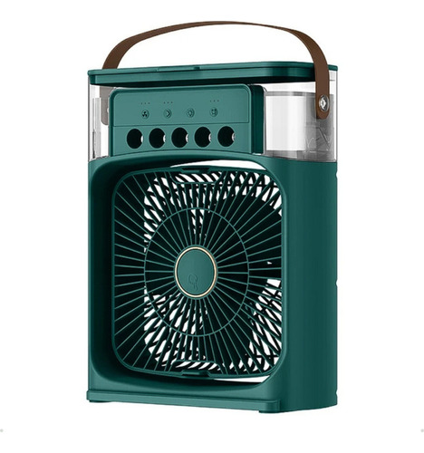Ar Condicionado E Ventilador Frio Silencioso Mini Portátil Cor Mini Ar Verde