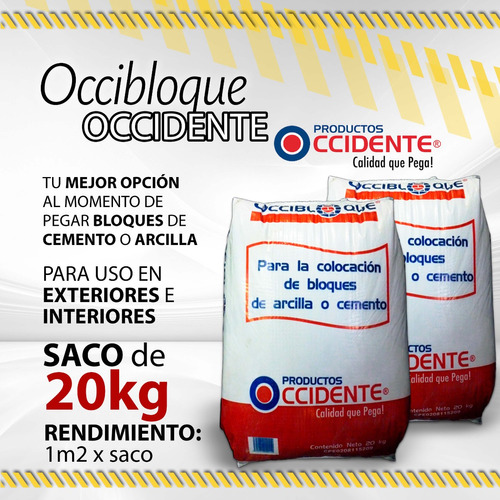 Occibloque Occidente 20kg Rind 1m2 Rend 12.5 P/bloq/ 0000465