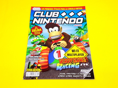 Revista Club Nintendo Diddy Kong Racing Ds Año 16 #2