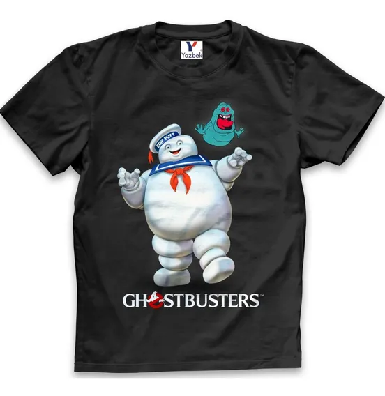 malvaviscos cazafantasmas Playera Hombre De Malvavisco, 100% Algodón Peso Completo