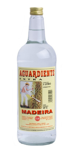 Aguardiente Extra Madeira Blanco Tree Pack Botella 1 Lt Lf