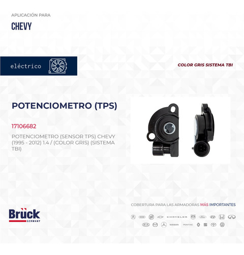 Potenciometro Sensor Tps Chevy 1999 1.4