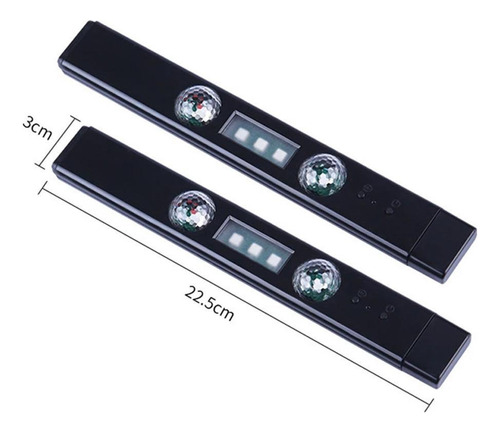 Luz Led En Forma De Estrella Para Interior De Coche, Recarga
