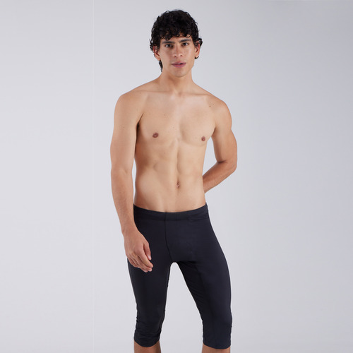 Leggins Hombre Ostu Medio Negro Poliéster 60230013-10