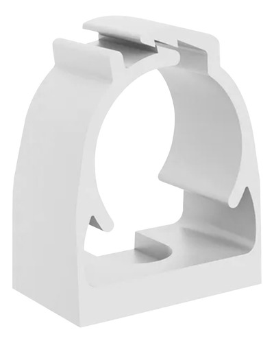 Abraçadeira Plástico Fixar Conduite Branco 3/4 Pvc 100 Uni