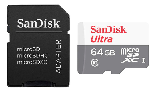 Memoria Micro Sd 64 Gb Clase 10 Sandisk Original Sdsquns