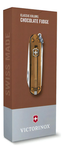 0.6223.t - Navaja Victorinox Classic Sd Translucida Colores Color Chocolate Fudge